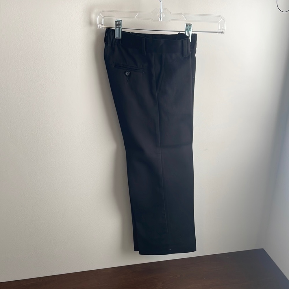 Boys black Van Heusen dress pants size 7 Reg